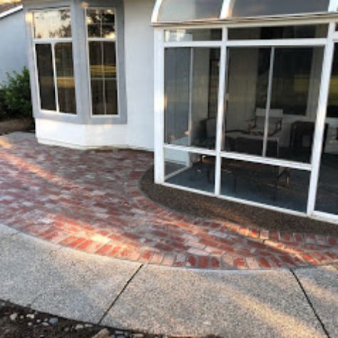 this is a picture of brick pavers in Upland, CA